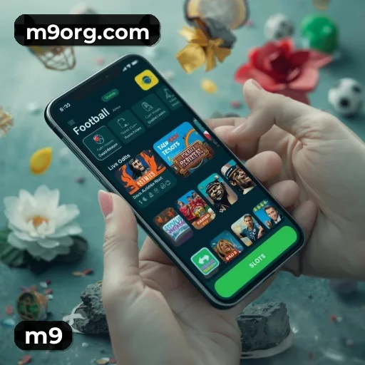 m9 App live casino and cashier access on mobile
